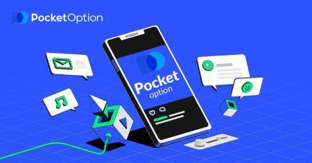 Pocket Option-da mobil ilovalar