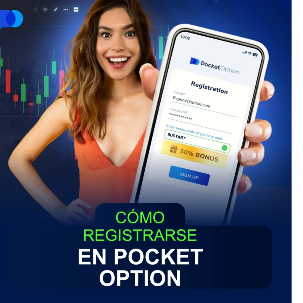 Cómo registrarse en Pocket Option.